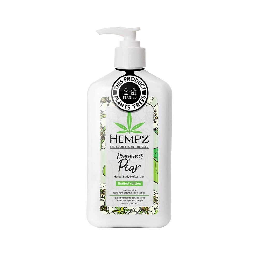 Hempz Honeysweet Pear Body Lotion 17oz Herbal Moisturizer Vegan Paraben Free - Picture 2 of 7